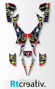 ADHESIVOS Y PEGATINAS DE VINILO PARA SUZUKI LTZ 400 Rt008-04