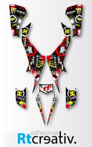 ADHESIVOS Y PEGATINAS DE VINILO PARA SUZUKI LTZ 400 Rt008-05