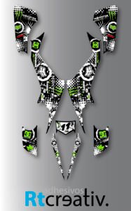 ADHESIVOS Y PEGATINAS DE VINILO PARA SUZUKI LTZ 400 Rt008-06