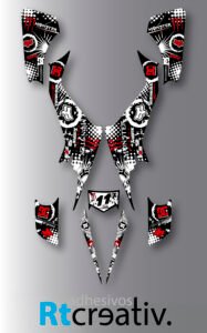 ADHESIVOS Y PEGATINAS DE VINILO PARA SUZUKI LTZ 400 Rt008-07