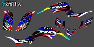 ADHESIVOS Y PEGATINAS DE VINILO PARA YAMAHA RAPTOR 660 Rt009-01