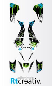 ADHESIVOS Y PEGATINAS DE VINILO PARA SUZUKI LTZ 400 Rt009-01