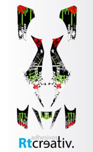 ADHESIVOS Y PEGATINAS DE VINILO PARA SUZUKI LTZ 400 Rt009-02