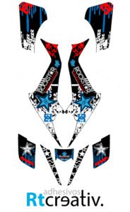 ADHESIVOS Y PEGATINAS DE VINILO PARA SUZUKI LTZ 400 Rt009-04