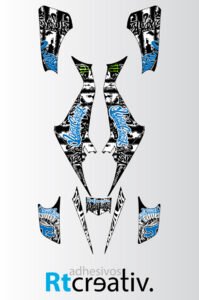 ADHESIVOS Y PEGATINAS DE VINILO PARA SUZUKI LTZ 400 Rt010-04