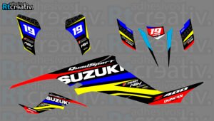 ADHESIVOS Y PEGATINAS DE VINILO PARA SUZUKI LTZ 400 Rt013-02