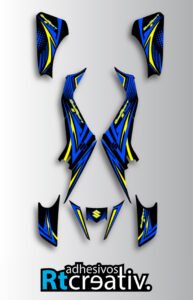 ADHESIVOS Y PEGATINAS DE VINILO PARA SUZUKI LTZ 400 Rt016-09