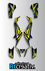 ADHESIVOS Y PEGATINAS DE VINILO PARA SUZUKI LTZ 400 Rt016-10