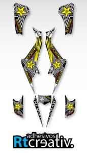 ADHESIVOS Y PEGATINAS DE VINILO PARA SUZUKI LTZ 400 Rt019-01