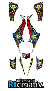 ADHESIVOS Y PEGATINAS DE VINILO PARA SUZUKI LTZ 400 Rt019-02