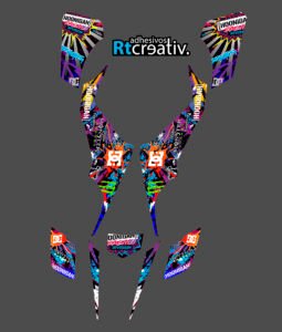 ADHESIVOS Y PEGATINAS DE VINILO PARA SUZUKI LTZ 400 Rt021-01