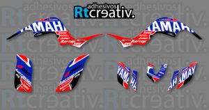 ADHESIVOS Y PEGATINAS DE VINILO PARA YAMAHA RAPTOR 660 Rt002-02