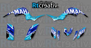 ADHESIVOS Y PEGATINAS DE VINILO PARA YAMAHA RAPTOR 660 Rt002-03