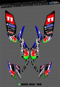 ADHESIVOS Y PEGATINAS DE VINILO PARA YAMAHA RAPTOR 350 Rt002-01