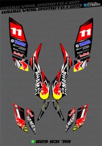 ADHESIVOS Y PEGATINAS DE VINILO PARA YAMAHA RAPTOR 350 Rt002-02