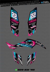 ADHESIVOS Y PEGATINAS DE VINILO PARA YAMAHA RAPTOR 350 Rt002-03