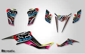 ADHESIVOS Y PEGATINAS DE VINILO PARA SUZUKI LTZ 400 Rt011-02