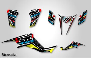 ADHESIVOS Y PEGATINAS DE VINILO PARA SUZUKI LTZ 400 Rt011-03