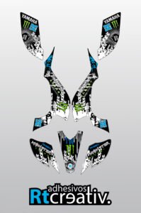 ADHESIVOS Y PEGATINAS DE VINILO PARA YAMAHA YFZ 450 Rt003-02