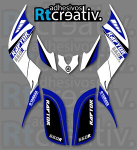 ADHESIVOS Y PEGATINAS DE VINILO PARA YAMAHA RAPTOR 660 Rt010-02