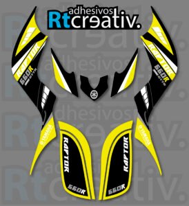 ADHESIVOS Y PEGATINAS DE VINILO PARA YAMAHA RAPTOR 660 Rt010-06