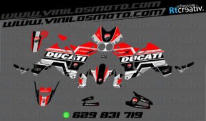 ADHESIVOS Y PEGATINAS DE VINILO DUCATI DESERTX Rt003-04