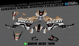 ADHESIVOS Y PEGATINAS DE VINILO DUCATI DESERTX Rt003-05