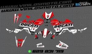 ADHESIVOS Y PEGATINAS DE VINILO DUCATI DESERTX Rt003-12