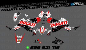 ADHESIVOS Y PEGATINAS DE VINILO DUCATI DESERTX Rt004-03