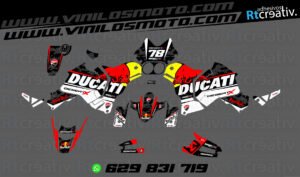 ADHESIVOS Y PEGATINAS DE VINILO DUCATI DESERTX Rt004-05