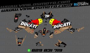 ADHESIVOS Y PEGATINAS DE VINILO DUCATI DESERTX Rt004-07