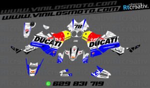 ADHESIVOS Y PEGATINAS DE VINILO DUCATI DESERTX Rt004-08