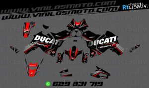 ADHESIVOS Y PEGATINAS DE VINILO DUCATI DESERTX Rt006-01