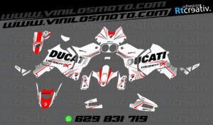 ADHESIVOS Y PEGATINAS DE VINILO DUCATI DESERTX Rt006-02