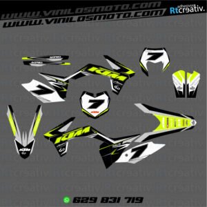 ADHESIVOS Y PEGATINAS DE VINILO KTM ENDURO Y CROSS Rt006-06
