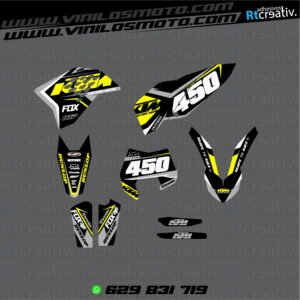ADHESIVOS Y PEGATINAS DE VINILO KTM ENDURO Y CROSS Rt007-05