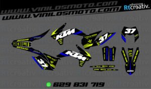 ADHESIVOS Y PEGATINAS DE VINILO KTM ENDURO Y CROSS Rt010-06