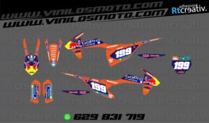 ADHESIVOS Y PEGATINAS DE VINILO KTM ENDURO Y CROSS Rt014-3