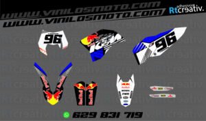 ADHESIVOS Y PEGATINAS DE VINILO KTM ENDURO Y CROSS Rt017-02