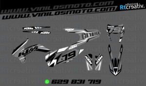 ADHESIVOS Y PEGATINAS DE VINILO KTM ENDURO Y CROSS Rt018-01