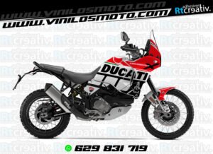 ADHESIVOS Y PEGATINAS DE VINILO DUCATI DESERTX Rt002-01