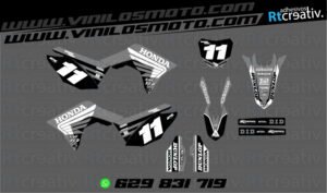 ADHESIVOS Y PEGATINAS DE VINILO HONDA ENDURO Y CROSS Rt005-02
