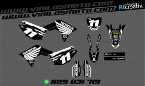 ADHESIVOS Y PEGATINAS DE VINILO HONDA ENDURO Y CROSS Rt005-03