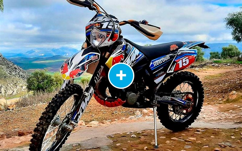 ADHESIVOS Y PEGATINAS DE VINILO KTM ENDURO Y CROSS Rt001