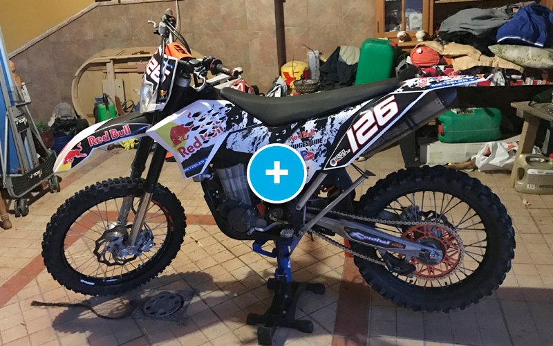 ADHESIVOS Y PEGATINAS DE VINILO KTM ENDURO Y CROSS Rt005