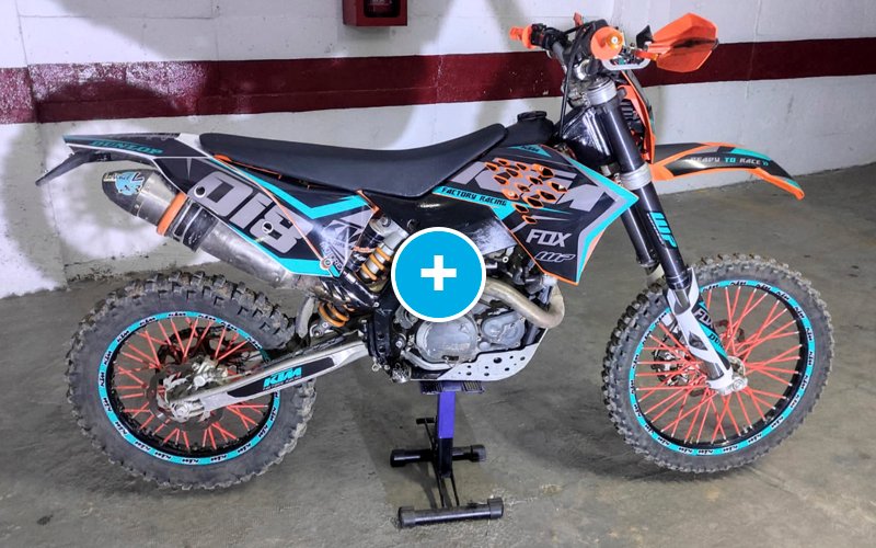 ADHESIVOS Y PEGATINAS DE VINILO KTM ENDURO Y CROSS Rt007