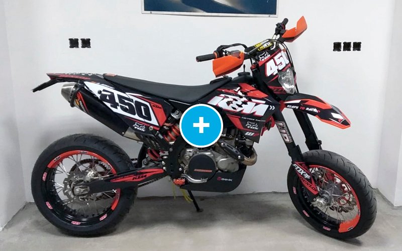 ADHESIVOS Y PEGATINAS DE VINILO KTM ENDURO Y CROSS Rt008