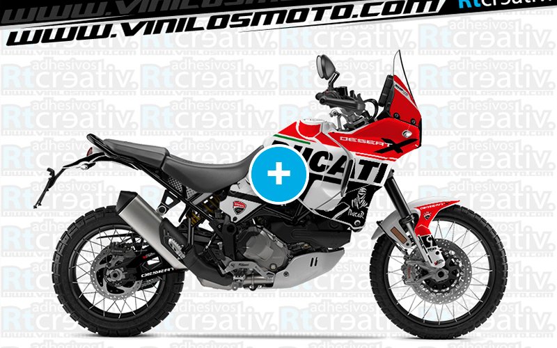 ADHESIVOS Y PEGATINAS DE VINILO DUCATI DESERTX Rt002