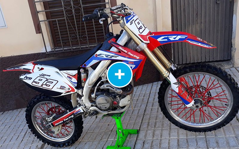 ADHESIVOS Y PEGATINAS DE VINILO HONDA ENDURO Y CROSS Rt003