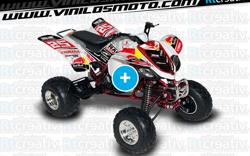 ADHESIVOS Y PEGATINAS DE VINILO PARA YAMAHA RAPTOR 660 Rt004